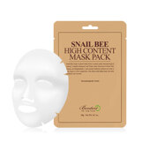 Тканинна маска з муцином равлика і бджолиною отрутою Benton Snail Bee High Content Mask Pack 20 мл