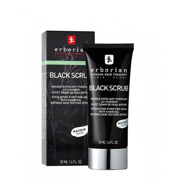 Очищаюча cкраб-маска на основі деревного вугілля для обличчя Erborian Black Scrub Mask 50 мл 1399грн.