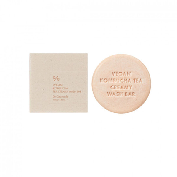 Крем-мило для обличчя та тіла з ферментованим чаєм комбуча Dr.Ceuracle Vegan Kombucha Tea Creamy Wash Bar 100 г 550грн.