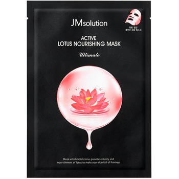 Тканинна маска з екстрактом лотоса JMsolution Active Lotus Nourishing Mask Ultimate 30 мл