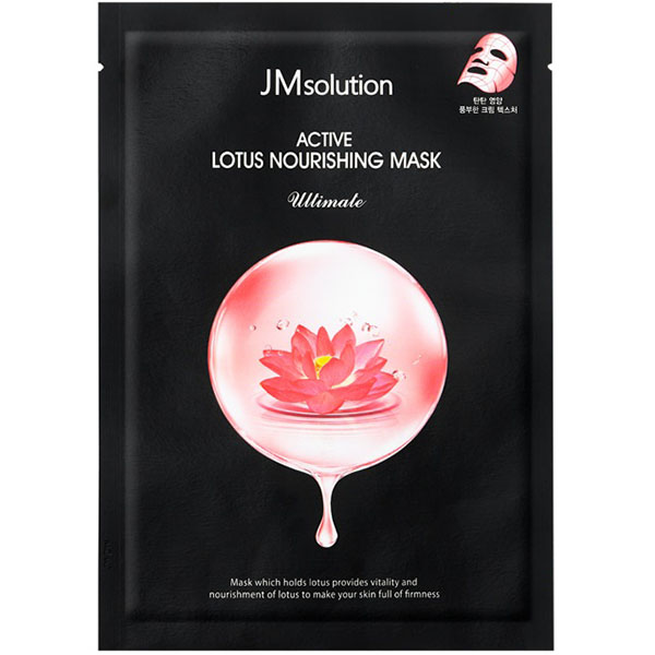 Тканинна маска з екстрактом лотоса JMsolution Active Lotus Nourishing Mask Ultimate 30 мл