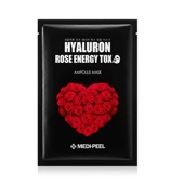 Тканинна маска детокс з екстрактом троянди Medi-Peel Hyaluron 100 Rose Energy Tox 30 мл