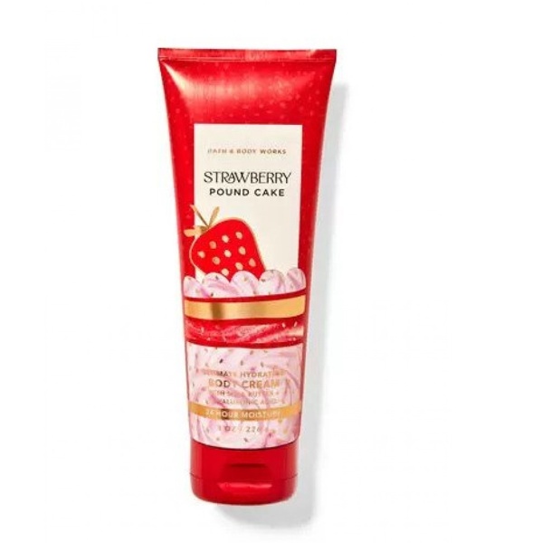 Крем для тіла Bath and Body Strawberry Pound Cake 226г 445грн.