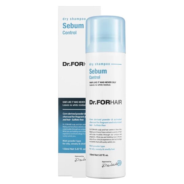 Сухий шампунь для зменшення шкірного сала Dr.FORHAIR Sebum Dry Shampoo 150 мл 580грн.
