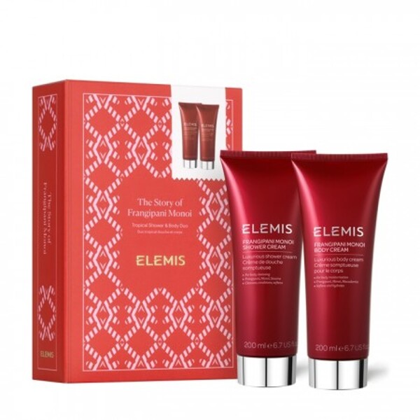 Вишуканий тропічний дует для душу та тіла Франжипані Моної ELEMIS - The Story of Frangipani Monoi Gift Set 1850грн.