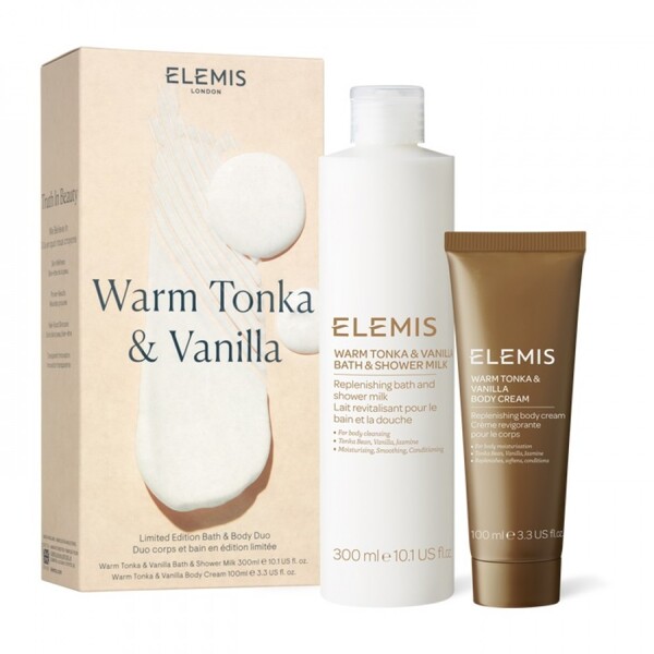 Набір Дует для тіла Ароматний Мигдаль і Ваніль ELEMIS - Kit: Warm Tonka & Vanilla Body Duo 1540грн.