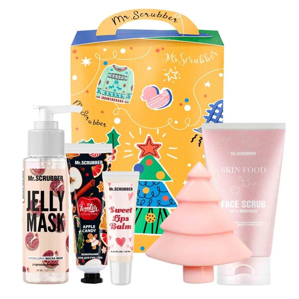 Новорічний набір Mr.SCRUBBER Сhristmas candy 775грн.