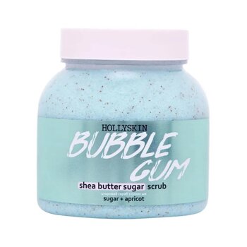 Цукровий скраб з олією ши і перлітом Hollyskin  Bubble Gum 300 мл 