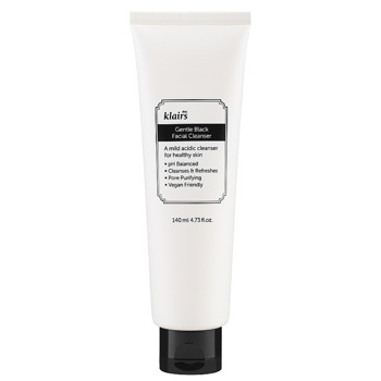 Пінка для вмивання обличчя Dear, Klairs Gentle Black Facial Cleanser 140 мл