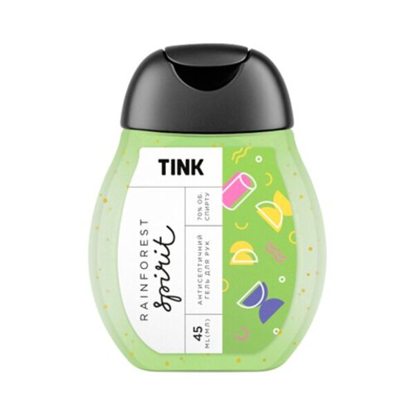 Антисептик для рук гель Rainforest Spirit Tink 45 мл 62грн.