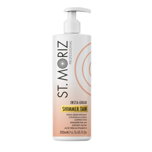 Засіб St Moriz для легкої засмаги з ефектом шимеру Professional Insta-Grad Shimmer Tan 200 мл 480грн.