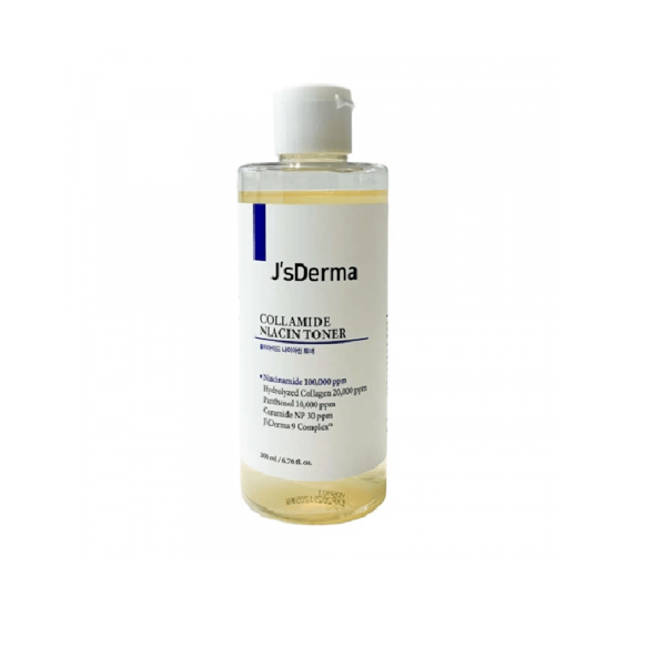 Тонер для комплексного зволоження з керамідами і колагеном J'sDerma Collamide Niacin Toner 200 мл 699грн.