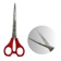 Професійні ножиці для волосся з червоною ручкою 6 дюймів, інокс 480грн.