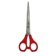 Професійні ножиці для волосся з червоною ручкою 6½ дюйма, інокс 499грн.
