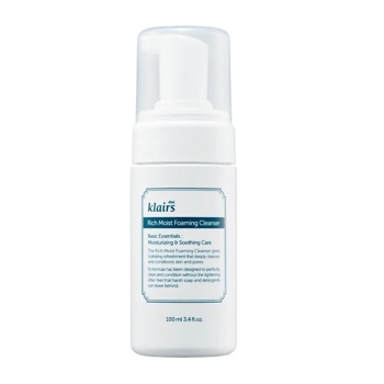 Пінка для вмивання обличчя Dear, Klairs Rich Moist Foaming Cleanser 100 мл