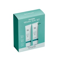 Набір сонцезахисних веганських кремів DR. CEURACLE Cica Vegan Gel SPF 50+ PA++++ 50 мл х 2 шт