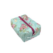 Косметичка Бірюзова з трояндами Baba Yaga 21*15*10 Косметичка Бірюзова з трояндами Baba Yaga 21*15*10