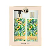 Набір Набір Крем-мило та Лосьйон для рук Vivian Gray Sparkling Orange 2*350 мл Набір Набір Крем-мило та Лосьйон для рук Vivian Gray Sparkling Orange 2*350 мл