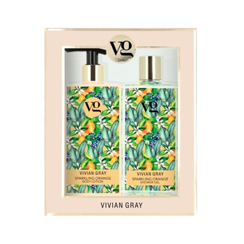 Набір Набір Крем-мило та Лосьйон для рук Vivian Gray Sparkling Orange 2*350 мл