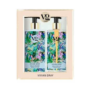 Набір Крем-мило та Лосьйон для рук Vivian Gray Wild Orchid 2*350 мл