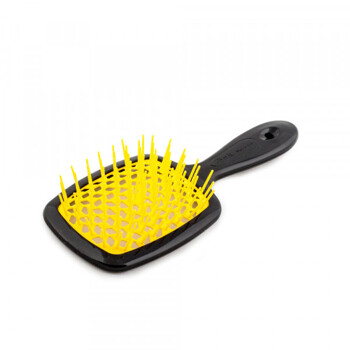 Щітка Janeke Superbrush Чорна жовта серединка