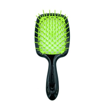 Щітка Janeke Superbrush Чорна середина зелена