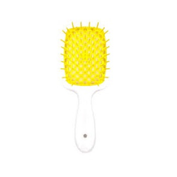 Щітка Janeke Superbrush Біла жовта серединка