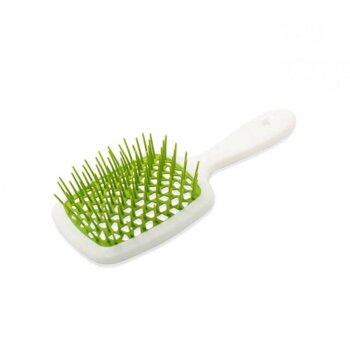 Щітка Janeke Superbrush Біла середина салатова 