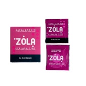 Фарба для вій в саше з колагеном Zola Eyebrow Tint With Collagen 06 Blue Black 5 мл