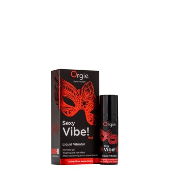 Рідкий вібратор 8 з 10 вібрація + зігріваючий ефект Orgie Sexy Vibe Hot 15 мл 