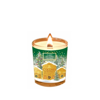 Ароматична свічка Collines de Provence Ялиновий ліс Christmas 75 г