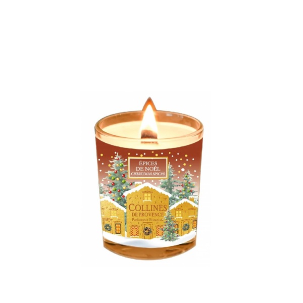 Ароматична свічка Collines de Provence Різдвяні прянощі Christmas 75 г 448грн.