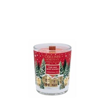 Ароматична новорічна свічка Collines de ProvenceРіздвяний чай Christmas 75 г