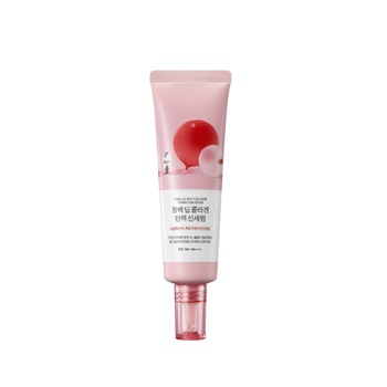 Сонцезахисна сироватка з колагеном Round Lab Camellia Deep Collagen Firming Sun Serum 50 мл