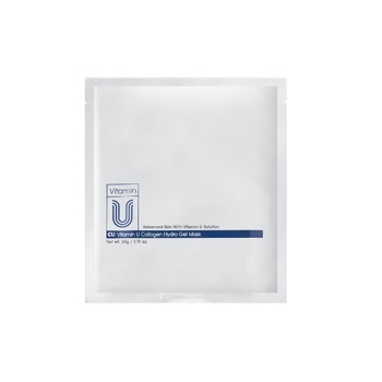 Гідрогелева маска подвійної дії для наповнення та сяйва шкіри CU SKIN Vitamin U Collagen Hydro gel mask 34 г
