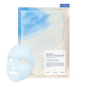Тканинна маска для обличчя зволожуюча з азуленом та агавою Dr.Althea Aqua Blue Hydration Mask 28 г