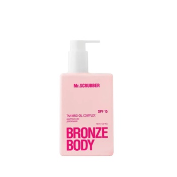Комплекс олій для засмаги SPF 15 Bronze Body Mr.Scrubber 150 мл
