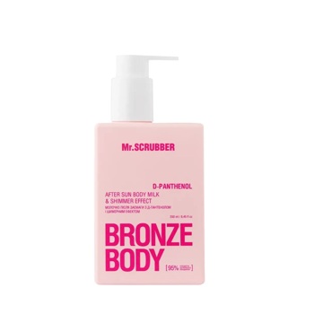 Молочко після засмаги з д-пантенолом і шимерним ефектом Bronze Body Mr.Scrubber 250 мл