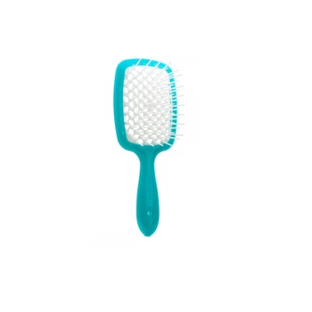 Щітка Janeke Superbrush Small Бірюзова середина біла