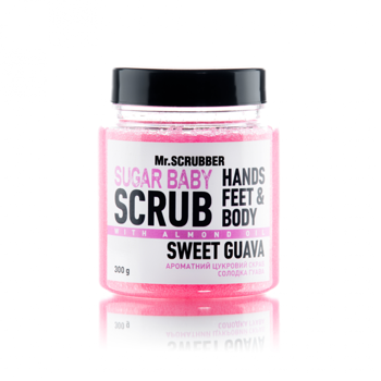 Цукровий скраб для тіла Mr.Scrubber Sugar baby Sweet Guava для всіх типів шкіри 300 г