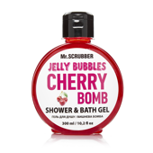 Гель для душу Mr.Scrubber Jelly bubbles Cherry Bomb для всіх типів шкіри 300 г