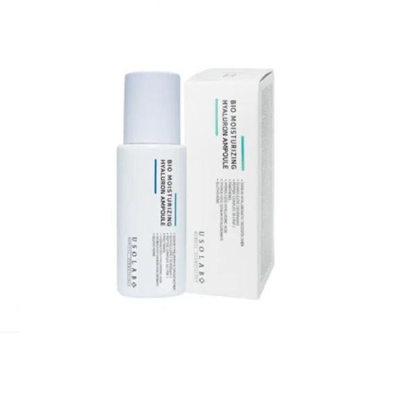 Зволожуюча заспокійлива та омолоджуюча сироватка  USOLAB Bio Moisturizing Hyaluron Ampoule 50мл