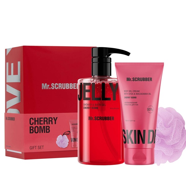 Подарунковий набір Cherry Bomb Mr.Scrubber