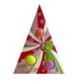 Подарунковий набір бомбочок для ванни The Grinch з фруктовими ароматами 2*30 г, 2*80 г