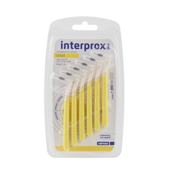 Щітка міжзубна 1.4 мм 6 шт INTERPROX PLUS 2G MINI Щітка міжзубна 1.4 мм 6 шт INTERPROX PLUS 2G MINI