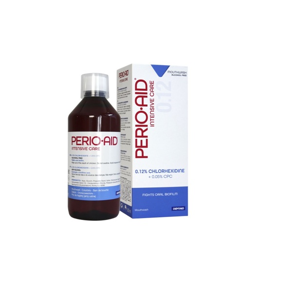 Антибактеріальний ополіскувач для ротової PERIO-AID INTENSIVE CARE  500 мл