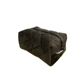 Косметичка Плюшева Темно-коричнева Baba Yaga 21*15*10