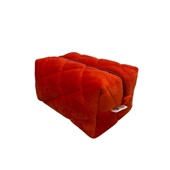 Косметичка Плюшева Оксамитово-червона Baba Yaga 21*15*10