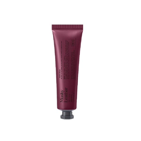 Крем для рук ламелярний з ароматом мускусу Derma:B Narrative Hand Cream Musky Leather 50 мл