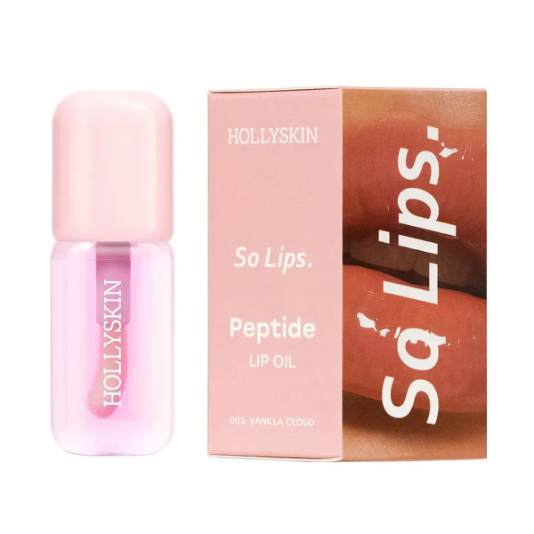 Зволожувальна олія для губ So Lips. Peptide Lip Oil 003. Vanilla Cloud